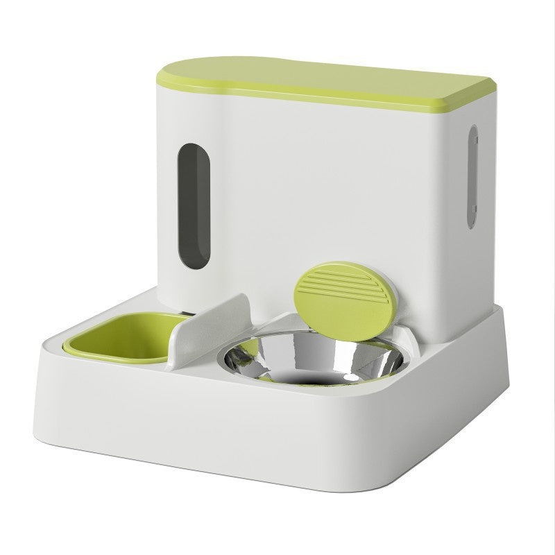 Automatic Pet Feeder & Water Dispenser with Double Bowl