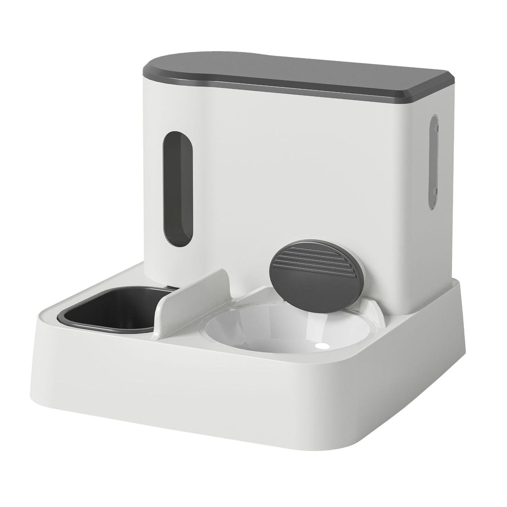Automatic Pet Feeder & Water Dispenser with Double Bowl