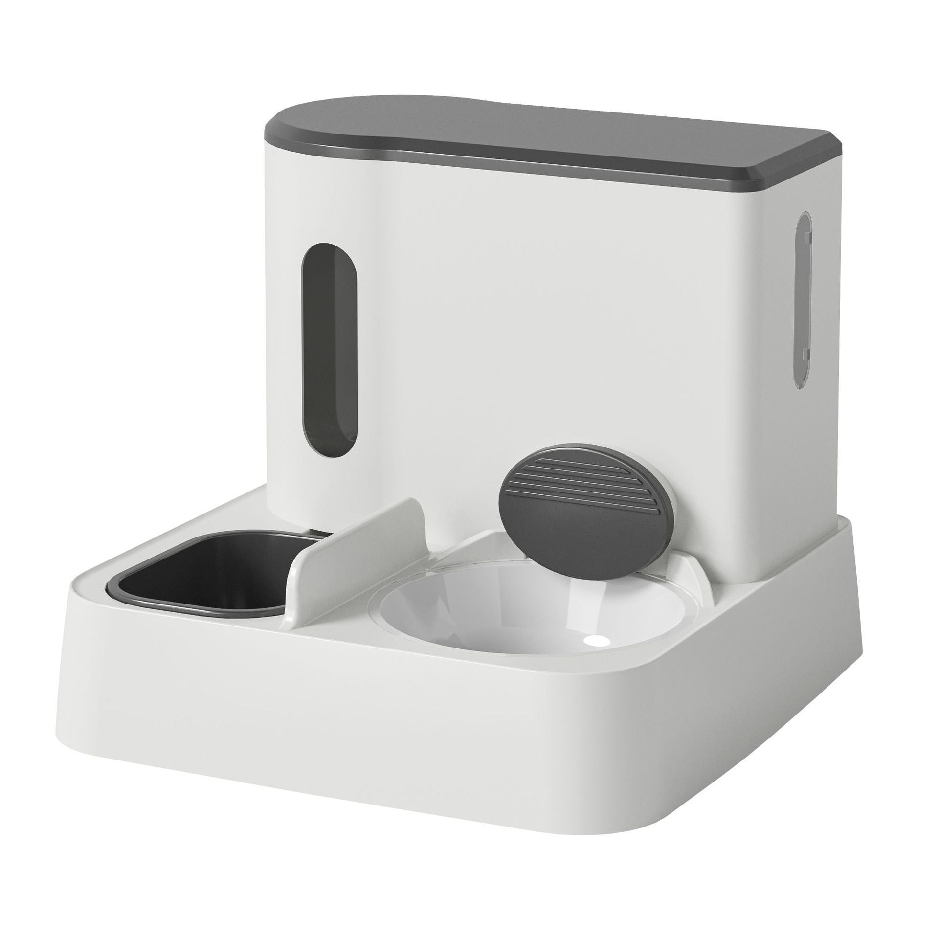 Automatic Pet Feeder & Water Dispenser with Double Bowl