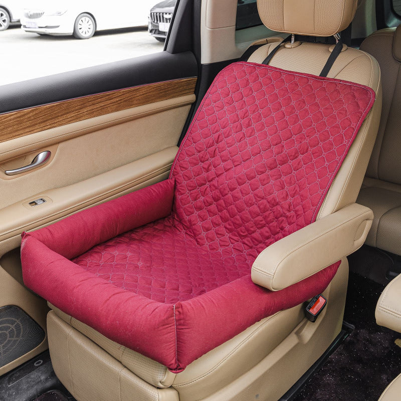 Waterproof Pet Car Seat Cover & Cozy Nest | Anti-Mess for Dogs & Cats