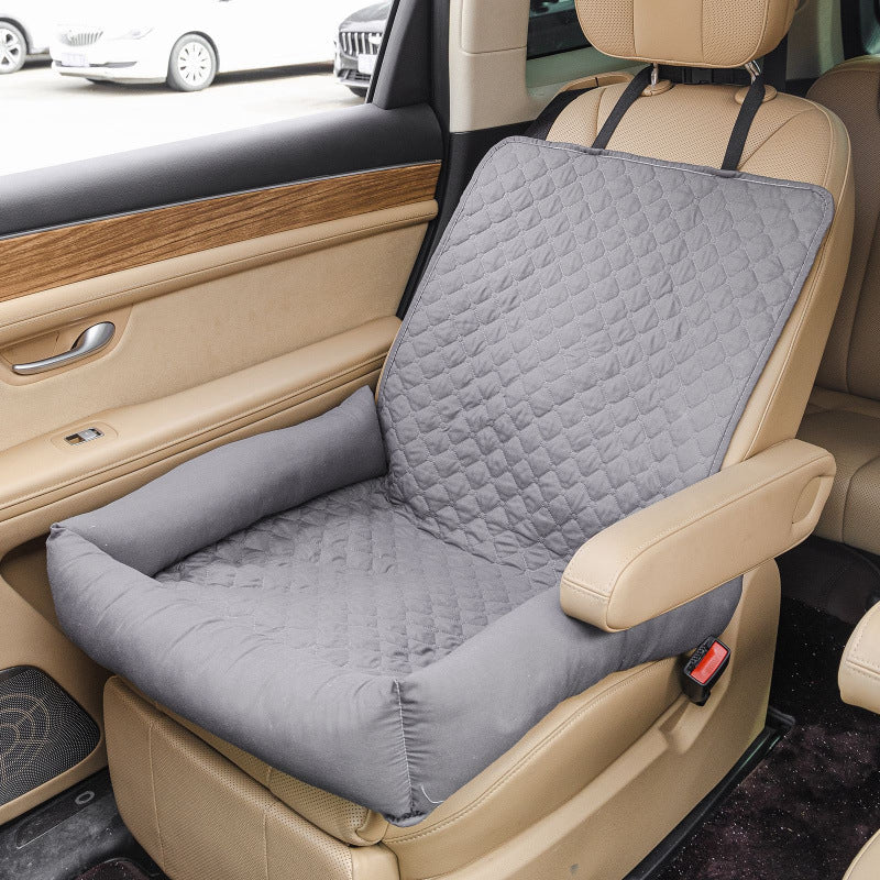 Waterproof Pet Car Seat Cover & Cozy Nest | Anti-Mess for Dogs & Cats