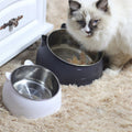Pastel Ceramic Cat Bowl | Aesthetic Food & Water Dish for Cats