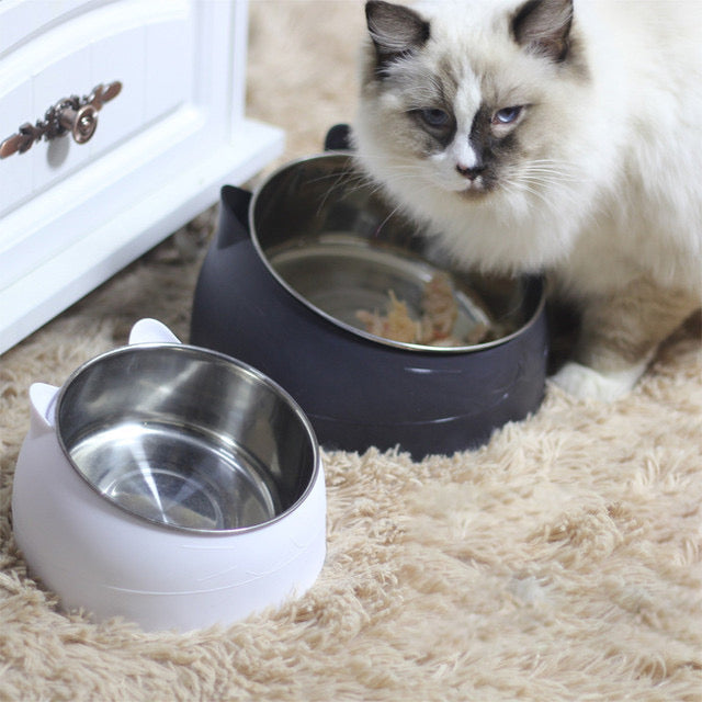 Pastel Ceramic Cat Bowl | Aesthetic Food & Water Dish for Cats