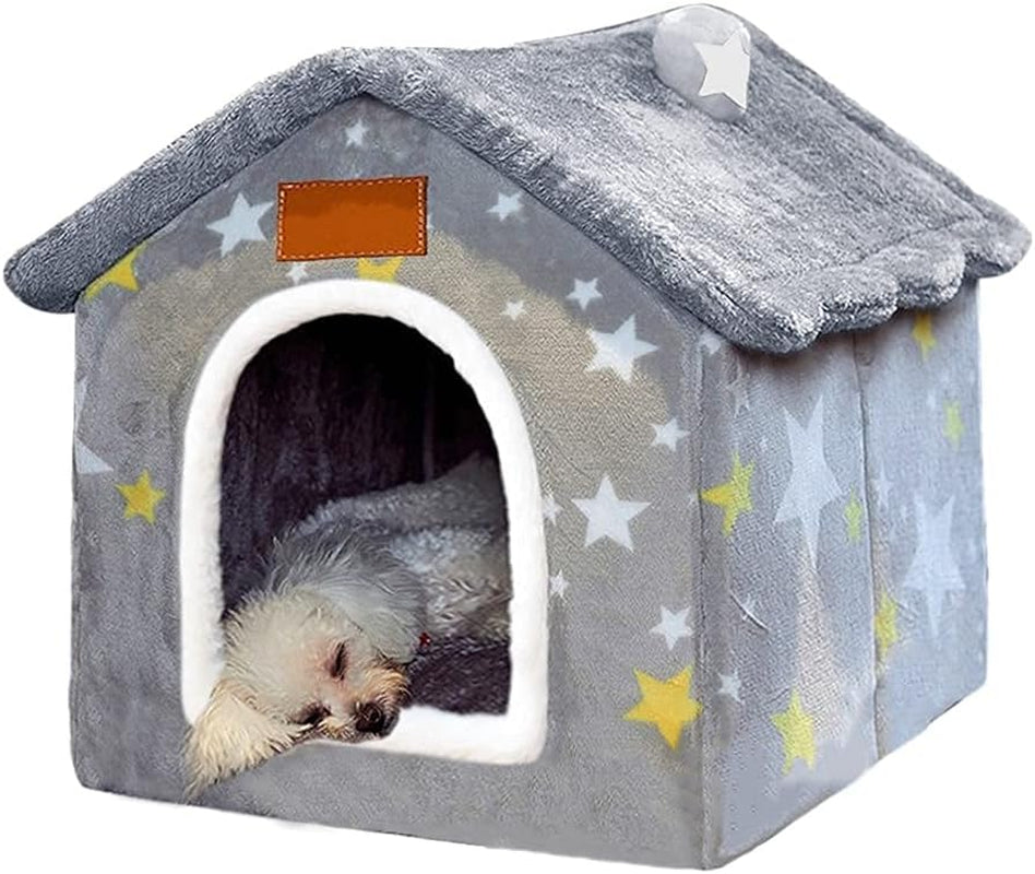 Memory Foam Indoor Dog House Bed | Foldable, Washable & Orthopedic Comfort