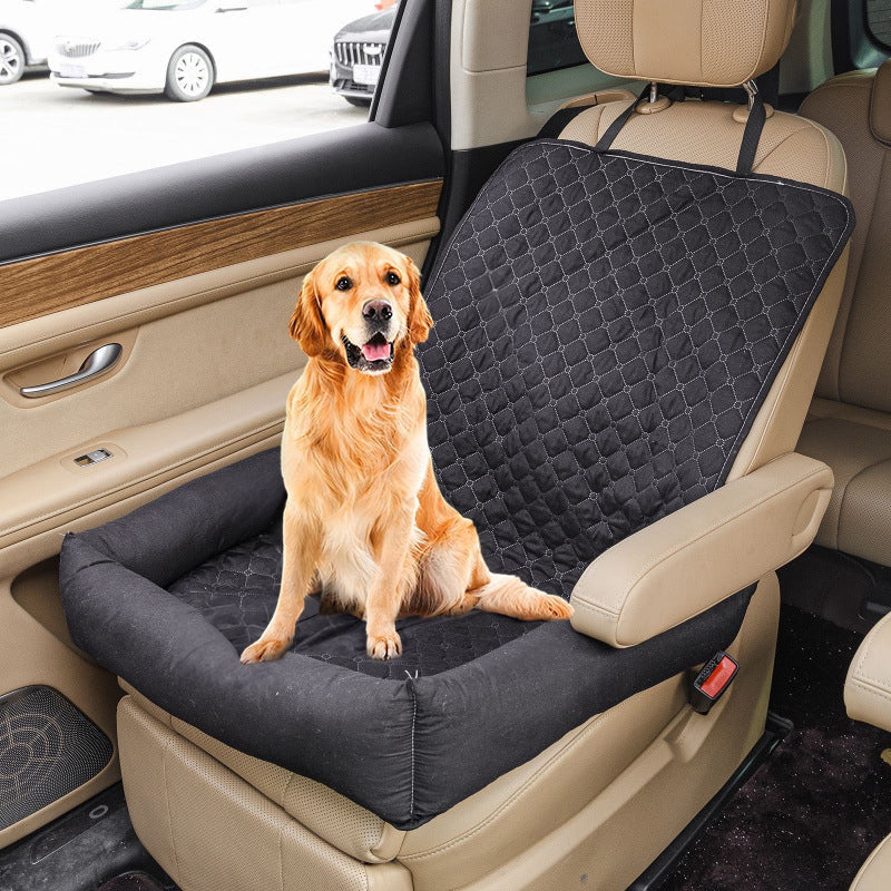 Waterproof Pet Car Seat Cover & Cozy Nest | Anti-Mess for Dogs & Cats