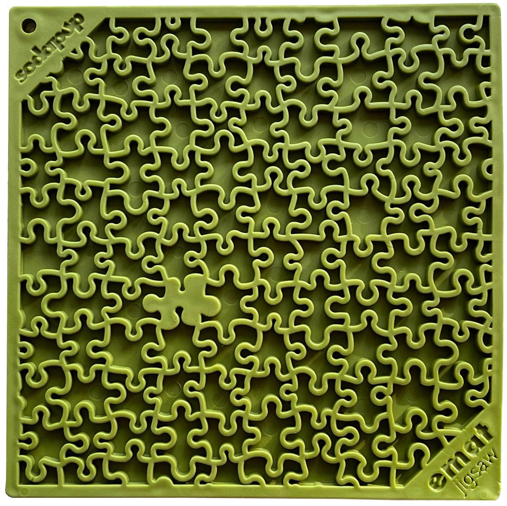 Jigsaw Puzzle eMat | Enrichment Lick Mat for Anxiety Relief in Dogs & Cats