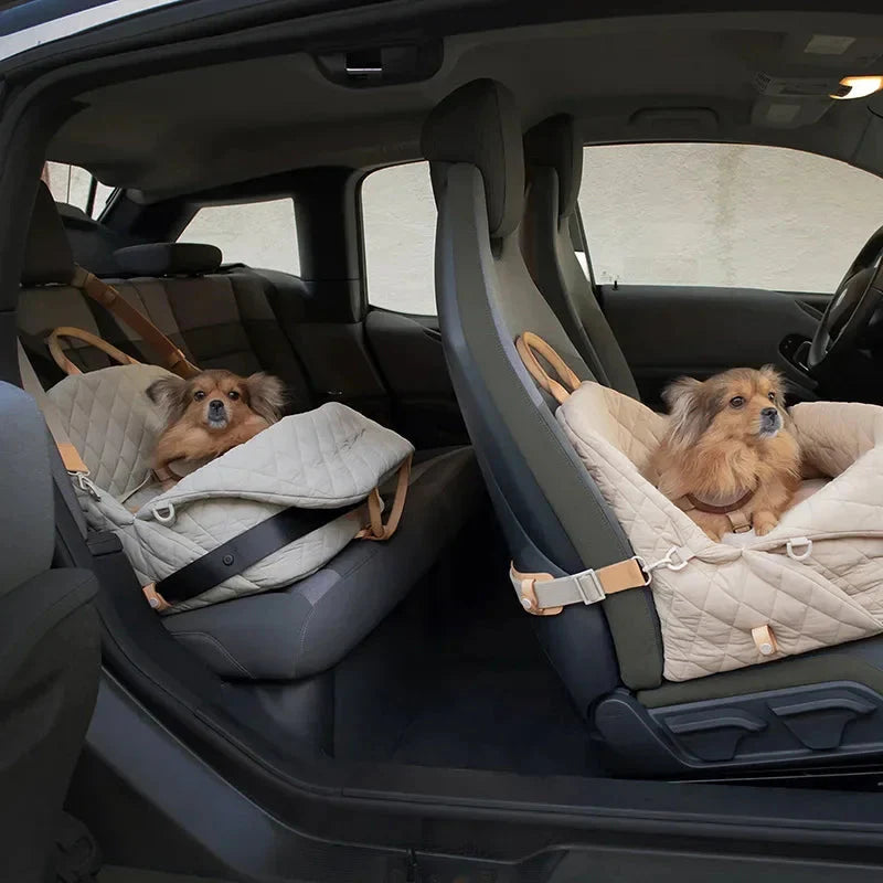 The Verona Luxe Carrier | Quilted Designer Pet Tote for Cats & Small Dogs