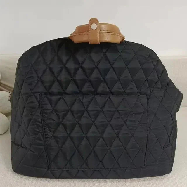 The Verona Luxe Carrier | Quilted Designer Pet Tote for Cats & Small Dogs