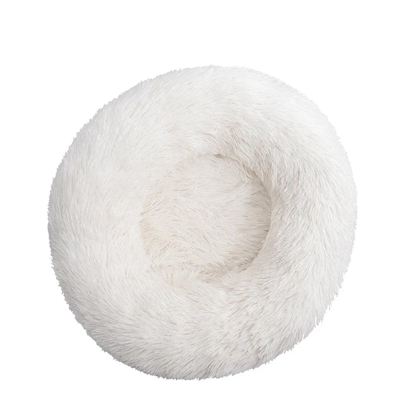 Orthopedic Donut Pet Bed | Calming Anti-Anxiety Round Sofa for Dogs & Cats
