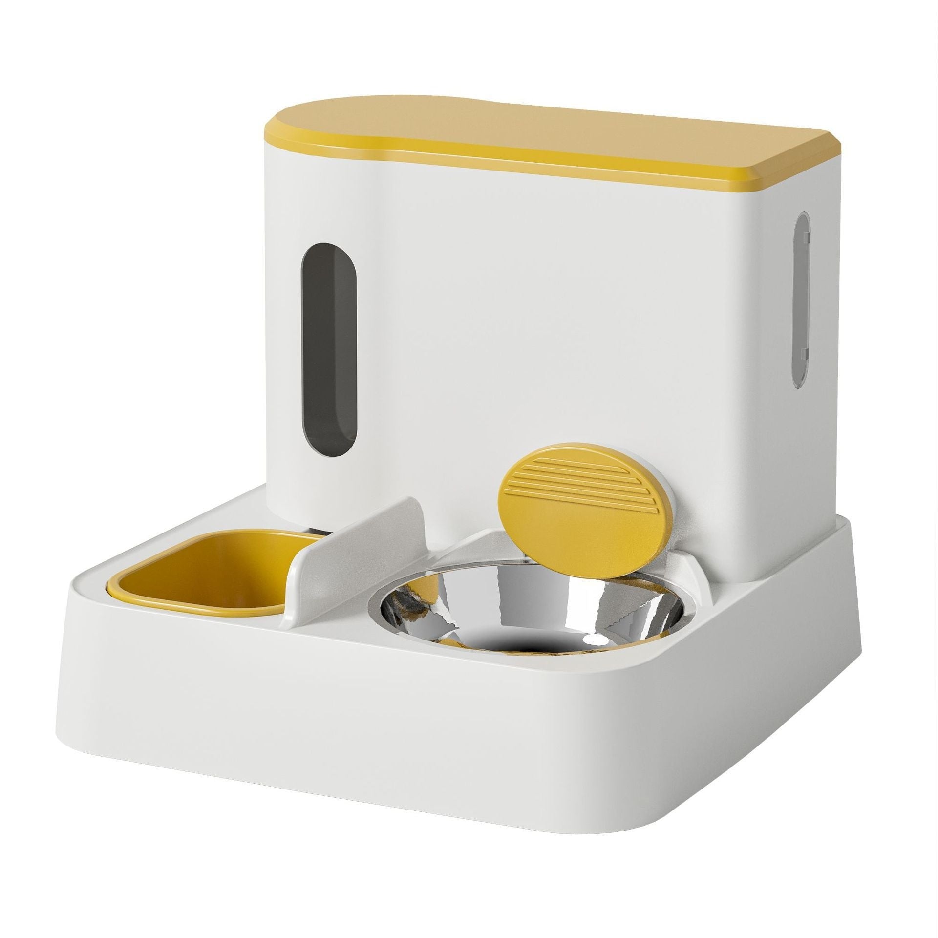 Automatic Pet Feeder & Water Dispenser with Double Bowl