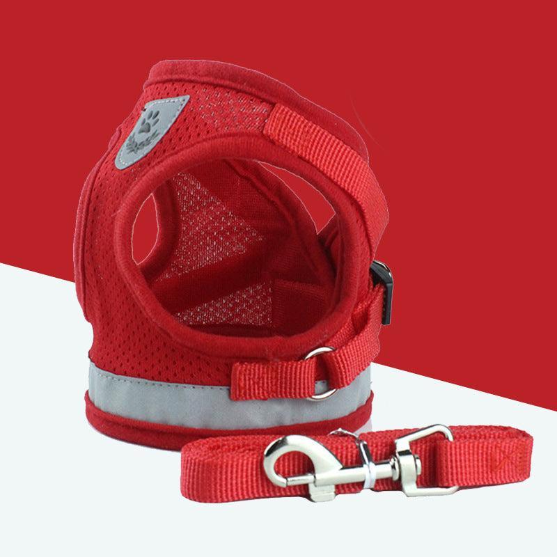 Reflective Mesh Pet Leash | Breathable, Safe Walks Day & Night