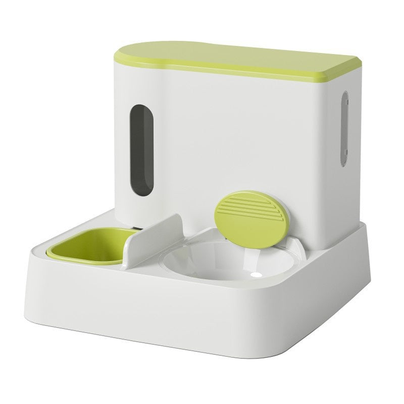 Automatic Pet Feeder & Water Dispenser with Double Bowl