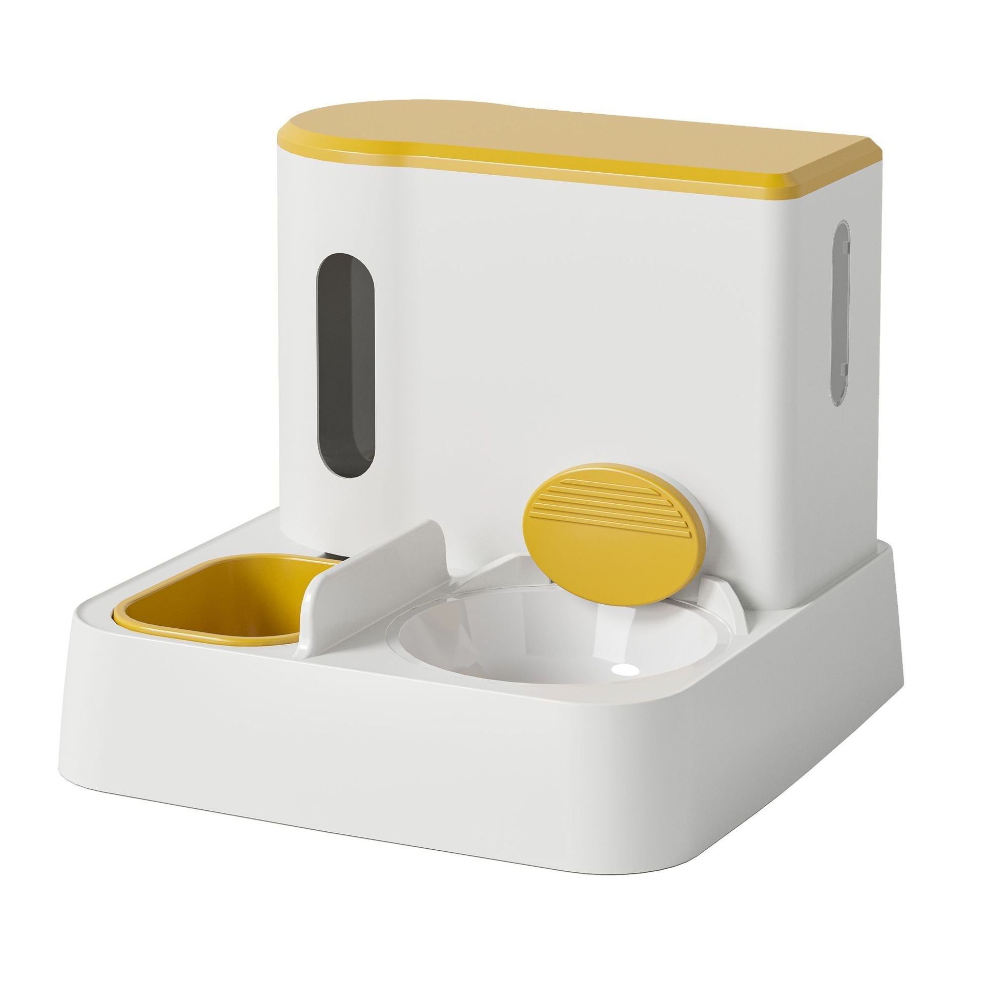 Automatic Pet Feeder & Water Dispenser with Double Bowl