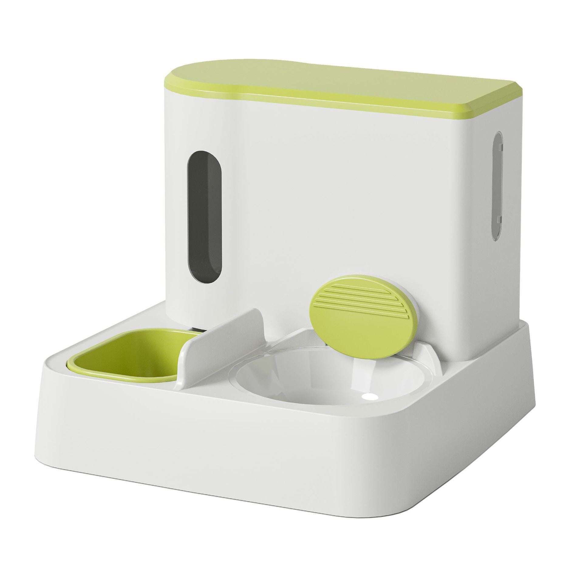 Automatic Pet Feeder & Water Dispenser with Double Bowl