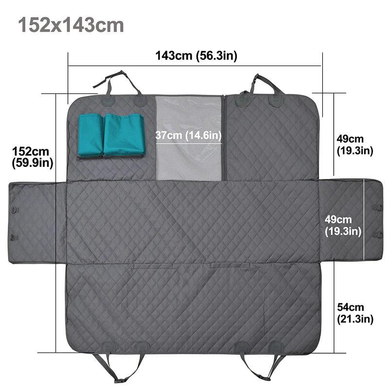 Dog Car Seat Hammock | Full Backseat Protector for Safe, Comfortable Rides