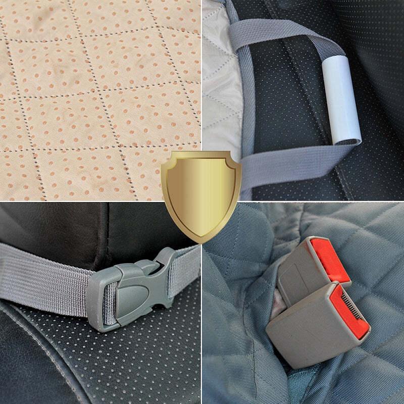 Dog Car Seat Hammock | Full Backseat Protector for Safe, Comfortable Rides