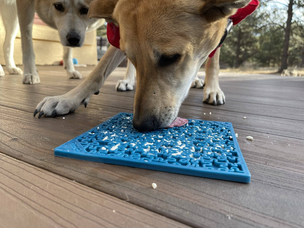 Jigsaw Puzzle eMat | Enrichment Lick Mat for Anxiety Relief in Dogs & Cats