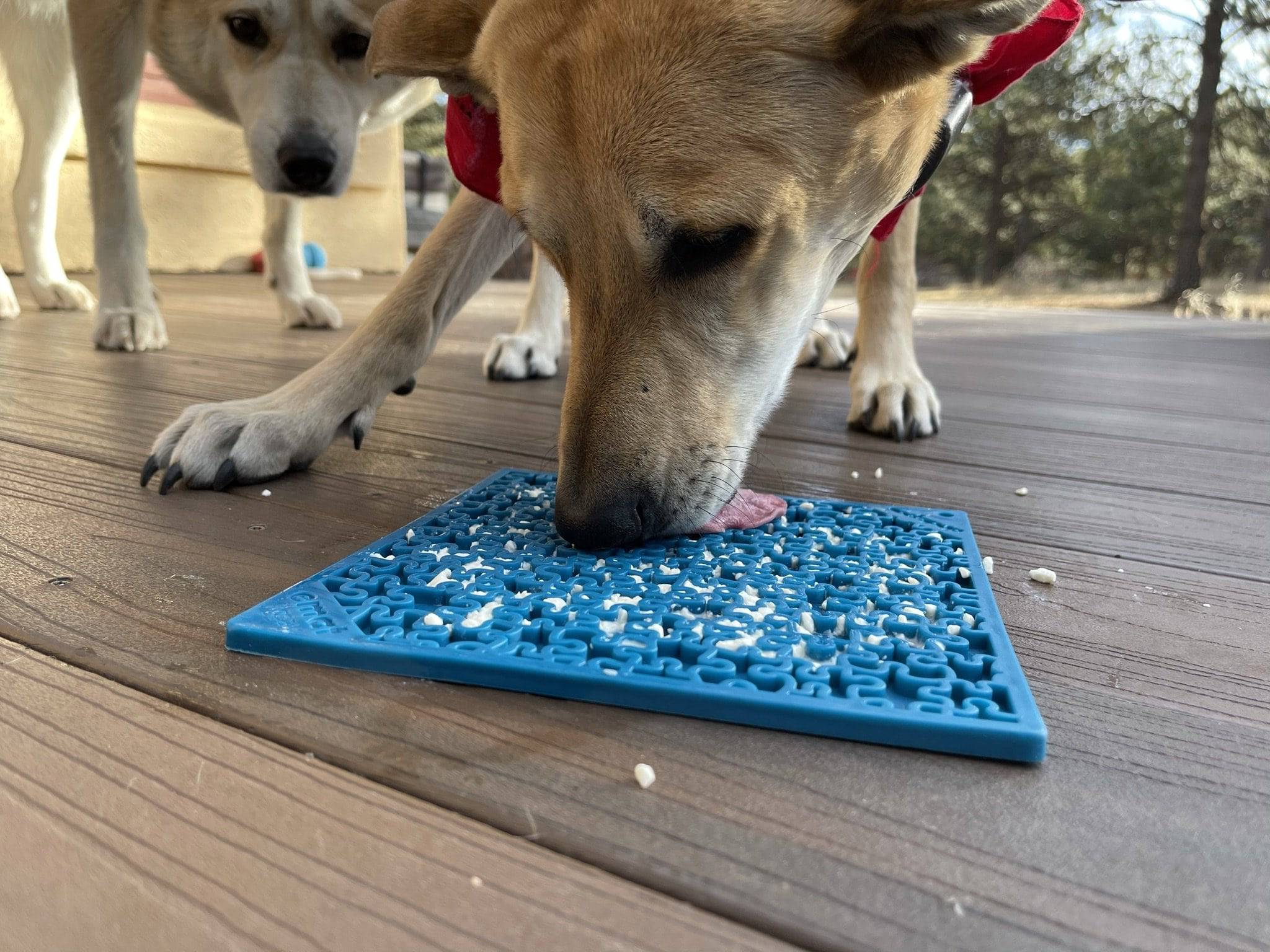 Jigsaw Puzzle eMat | Enrichment Lick Mat for Anxiety Relief in Dogs & Cats